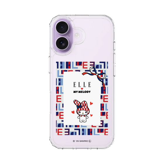 スリムプロテクションケース［ ELLE×マイメロディ＆クロミ - トリコロールカラーグラフィック5 ］