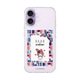 スリムプロテクションケース［ ELLE×マイメロディ＆クロミ - トリコロールカラーグラフィック5 ］