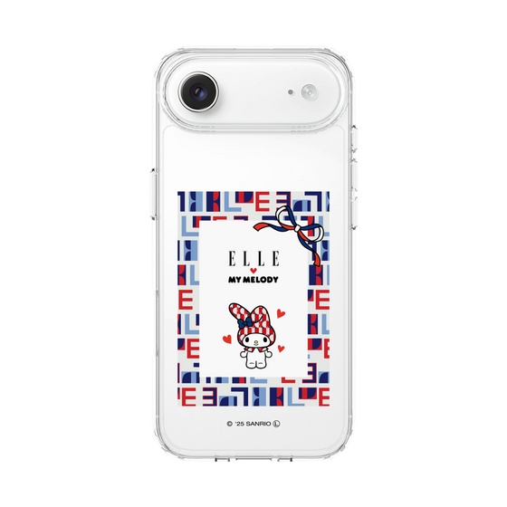 スリムプロテクションケース［ ELLE×マイメロディ＆クロミ - トリコロールカラーグラフィック5 ］
