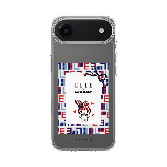 スリムプロテクションケース［ ELLE×マイメロディ＆クロミ - トリコロールカラーグラフィック5 ］