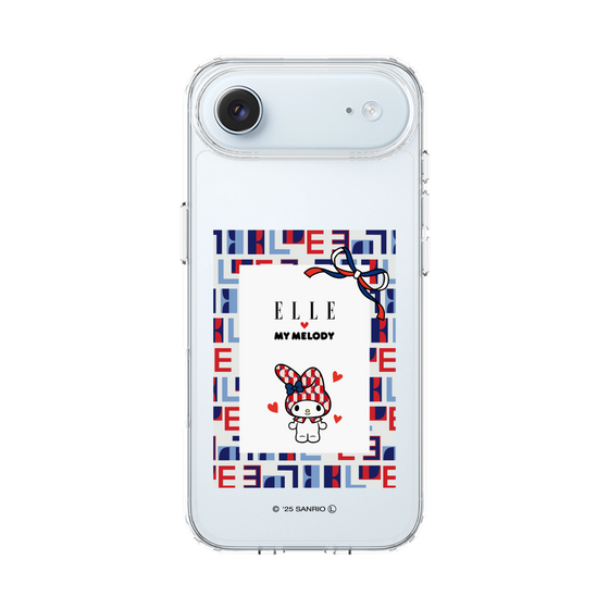 スリムプロテクションケース［ ELLE×マイメロディ＆クロミ - トリコロールカラーグラフィック5 ］