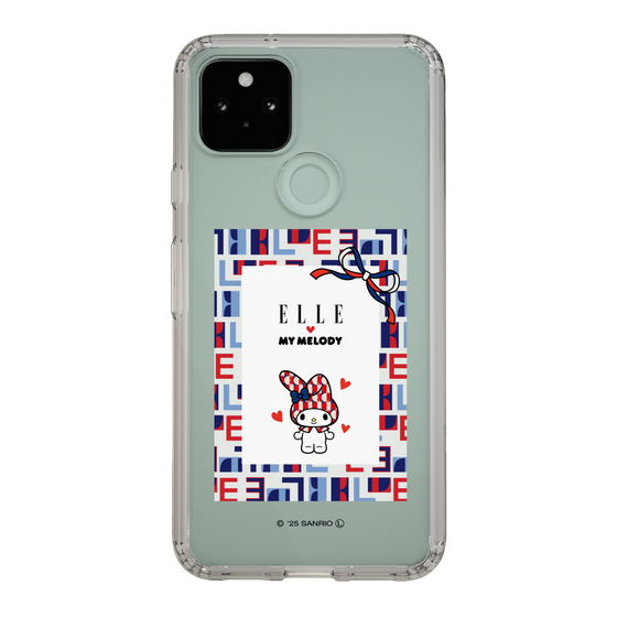 スリムプロテクションケース［ ELLE×マイメロディ＆クロミ - トリコロールカラーグラフィック5 ］
