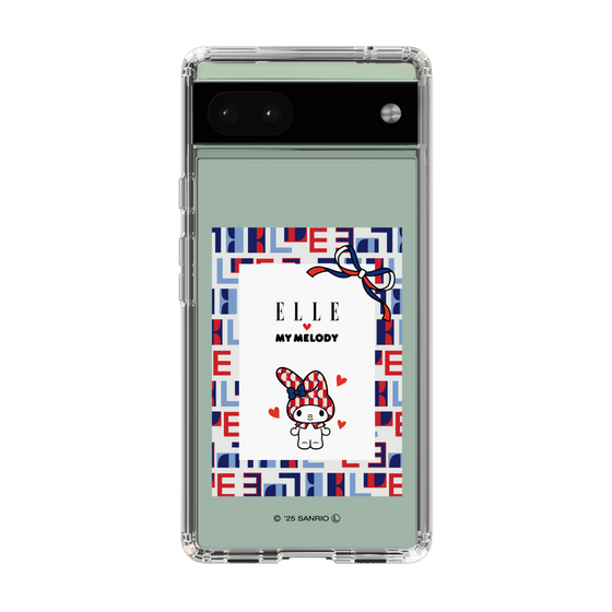 スリムプロテクションケース［ ELLE×マイメロディ＆クロミ - トリコロールカラーグラフィック5 ］