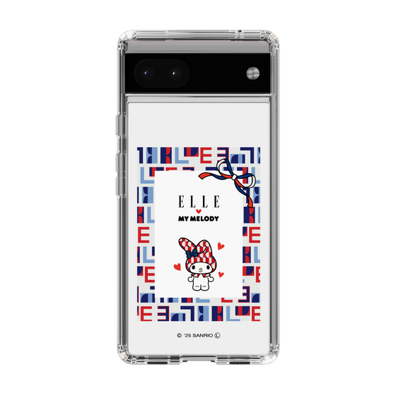 スリムプロテクションケース［ ELLE×マイメロディ＆クロミ - トリコロールカラーグラフィック5 ］