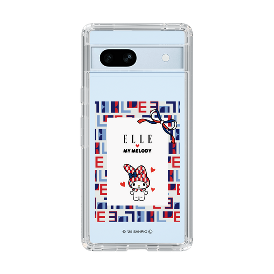 スリムプロテクションケース［ ELLE×マイメロディ＆クロミ - トリコロールカラーグラフィック5 ］