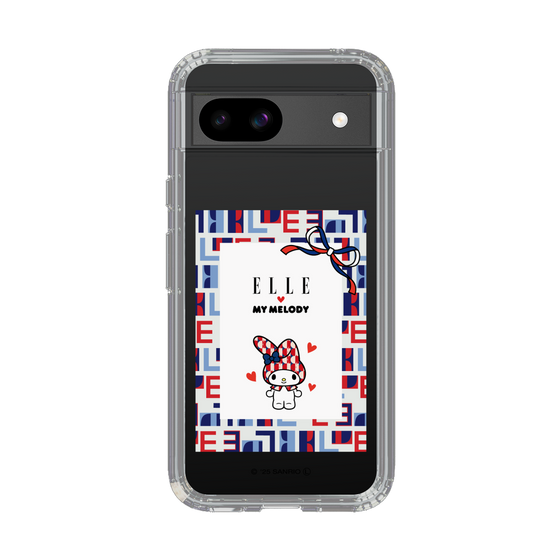 スリムプロテクションケース［ ELLE×マイメロディ＆クロミ - トリコロールカラーグラフィック5 ］
