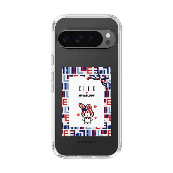 スリムプロテクションケース［ ELLE×マイメロディ＆クロミ - トリコロールカラーグラフィック5 ］