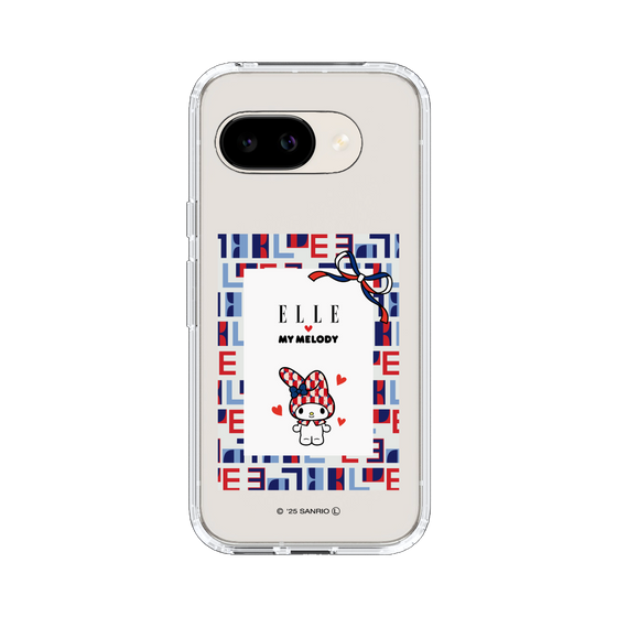 スリムプロテクションケース［ ELLE×マイメロディ＆クロミ - トリコロールカラーグラフィック5 ］