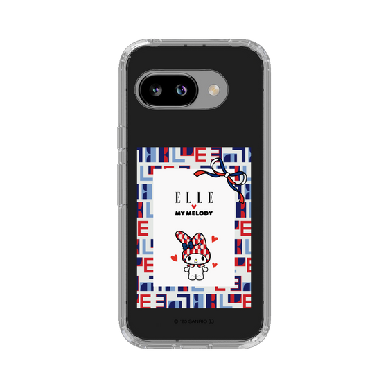 スリムプロテクションケース［ ELLE×マイメロディ＆クロミ - トリコロールカラーグラフィック5 ］