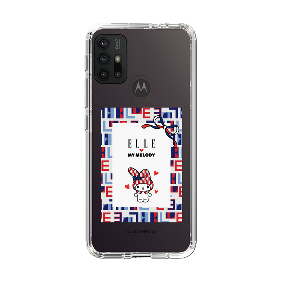 スリムプロテクションケース［ ELLE×マイメロディ＆クロミ - トリコロールカラーグラフィック5 ］
