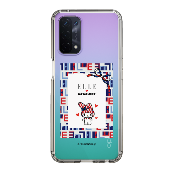 スリムプロテクションケース［ ELLE×マイメロディ＆クロミ - トリコロールカラーグラフィック5 ］