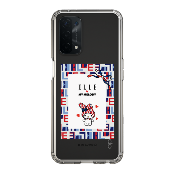 スリムプロテクションケース［ ELLE×マイメロディ＆クロミ - トリコロールカラーグラフィック5 ］