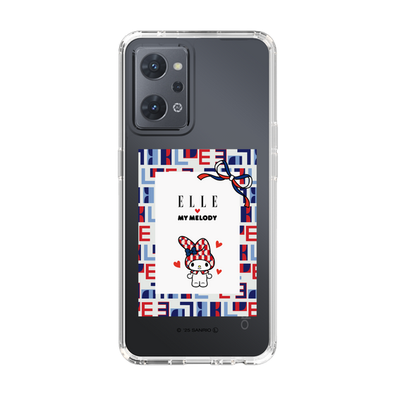 スリムプロテクションケース［ ELLE×マイメロディ＆クロミ - トリコロールカラーグラフィック5 ］