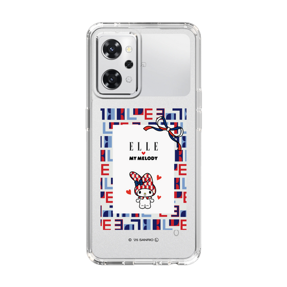 スリムプロテクションケース［ ELLE×マイメロディ＆クロミ - トリコロールカラーグラフィック5 ］