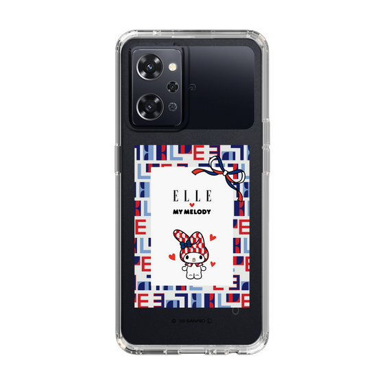 スリムプロテクションケース［ ELLE×マイメロディ＆クロミ - トリコロールカラーグラフィック5 ］