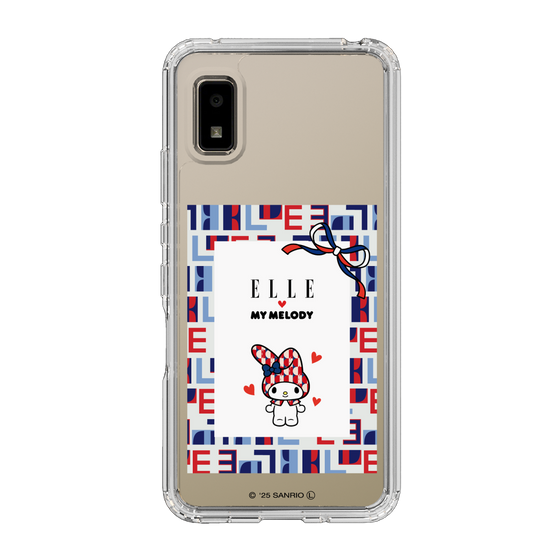 スリムプロテクションケース［ ELLE×マイメロディ＆クロミ - トリコロールカラーグラフィック5 ］