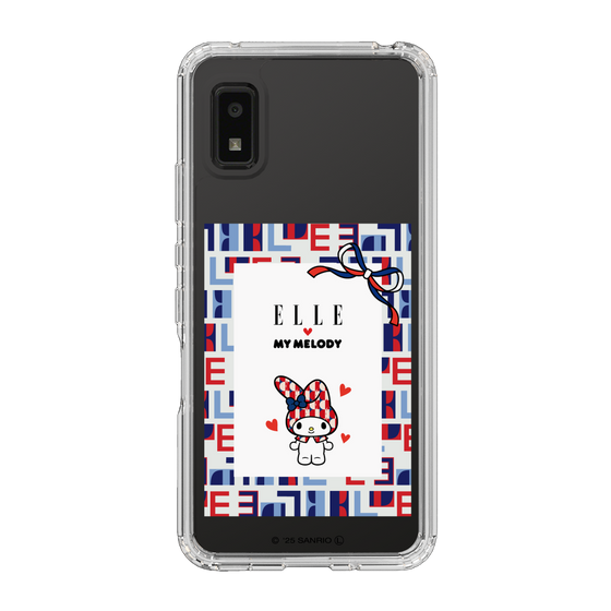 スリムプロテクションケース［ ELLE×マイメロディ＆クロミ - トリコロールカラーグラフィック5 ］