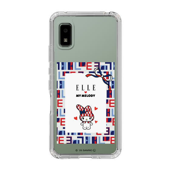 スリムプロテクションケース［ ELLE×マイメロディ＆クロミ - トリコロールカラーグラフィック5 ］