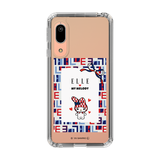 スリムプロテクションケース［ ELLE×マイメロディ＆クロミ - トリコロールカラーグラフィック5 ］