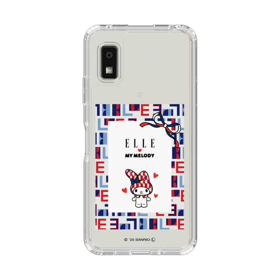 スリムプロテクションケース［ ELLE×マイメロディ＆クロミ - トリコロールカラーグラフィック5 ］