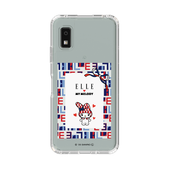 スリムプロテクションケース［ ELLE×マイメロディ＆クロミ - トリコロールカラーグラフィック5 ］