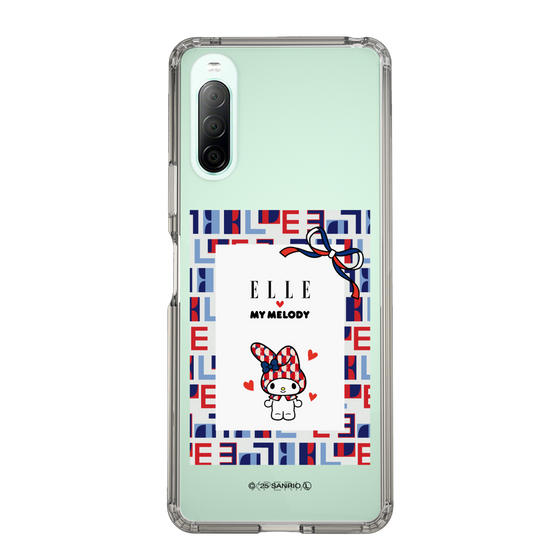 スリムプロテクションケース［ ELLE×マイメロディ＆クロミ - トリコロールカラーグラフィック5 ］