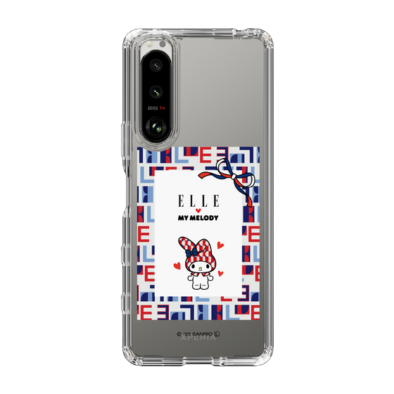 スリムプロテクションケース［ ELLE×マイメロディ＆クロミ - トリコロールカラーグラフィック5 ］
