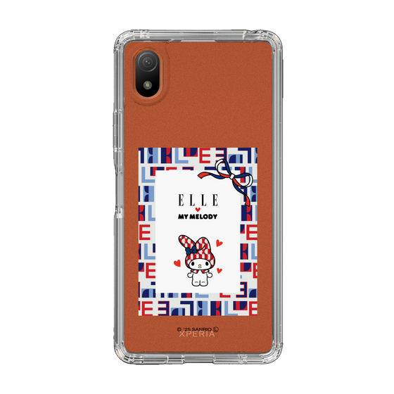 スリムプロテクションケース［ ELLE×マイメロディ＆クロミ - トリコロールカラーグラフィック5 ］