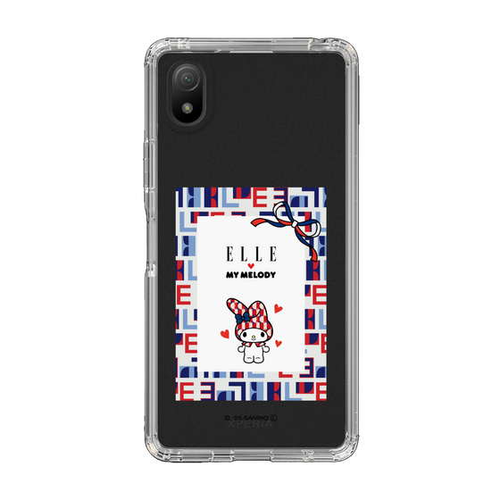 スリムプロテクションケース［ ELLE×マイメロディ＆クロミ - トリコロールカラーグラフィック5 ］