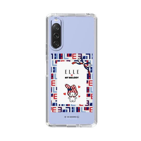 スリムプロテクションケース［ ELLE×マイメロディ＆クロミ - トリコロールカラーグラフィック5 ］