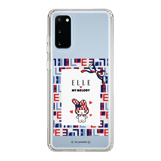 スリムプロテクションケース［ ELLE×マイメロディ＆クロミ - トリコロールカラーグラフィック5 ］