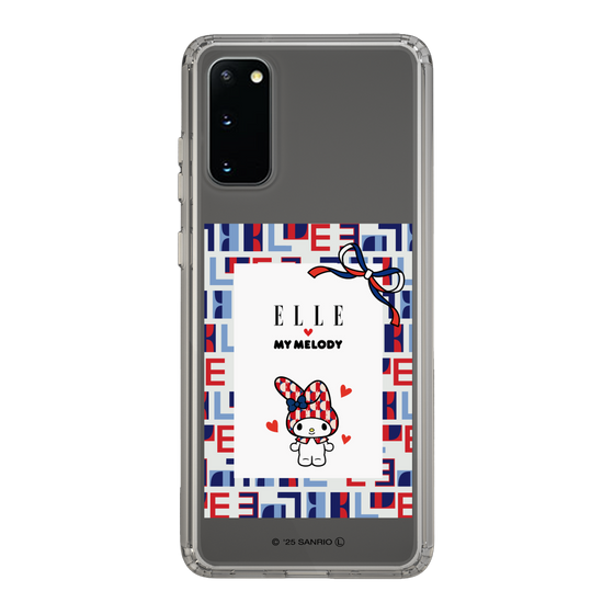 スリムプロテクションケース［ ELLE×マイメロディ＆クロミ - トリコロールカラーグラフィック5 ］