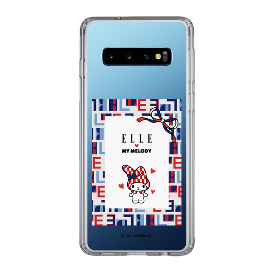 スリムプロテクションケース［ ELLE×マイメロディ＆クロミ - トリコロールカラーグラフィック5 ］