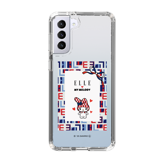スリムプロテクションケース［ ELLE×マイメロディ＆クロミ - トリコロールカラーグラフィック5 ］
