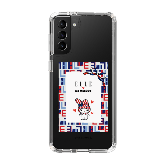 スリムプロテクションケース［ ELLE×マイメロディ＆クロミ - トリコロールカラーグラフィック5 ］