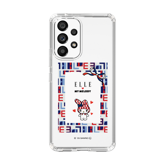 スリムプロテクションケース［ ELLE×マイメロディ＆クロミ - トリコロールカラーグラフィック5 ］