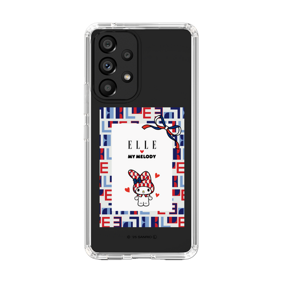 スリムプロテクションケース［ ELLE×マイメロディ＆クロミ - トリコロールカラーグラフィック5 ］