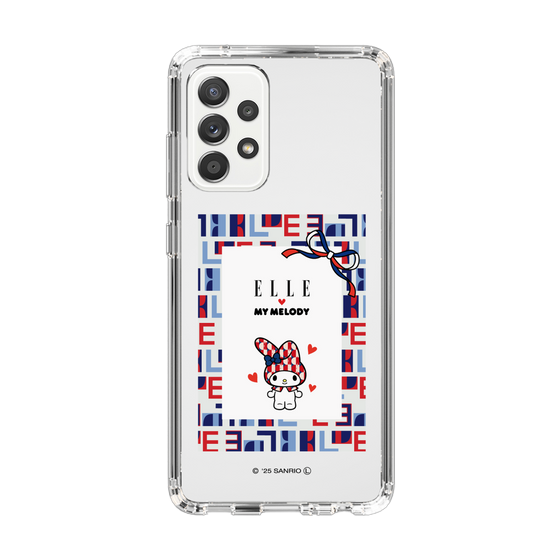 スリムプロテクションケース［ ELLE×マイメロディ＆クロミ - トリコロールカラーグラフィック5 ］