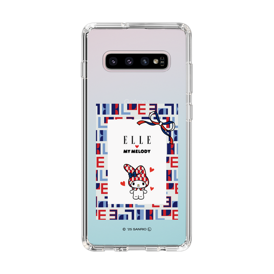 スリムプロテクションケース［ ELLE×マイメロディ＆クロミ - トリコロールカラーグラフィック5 ］
