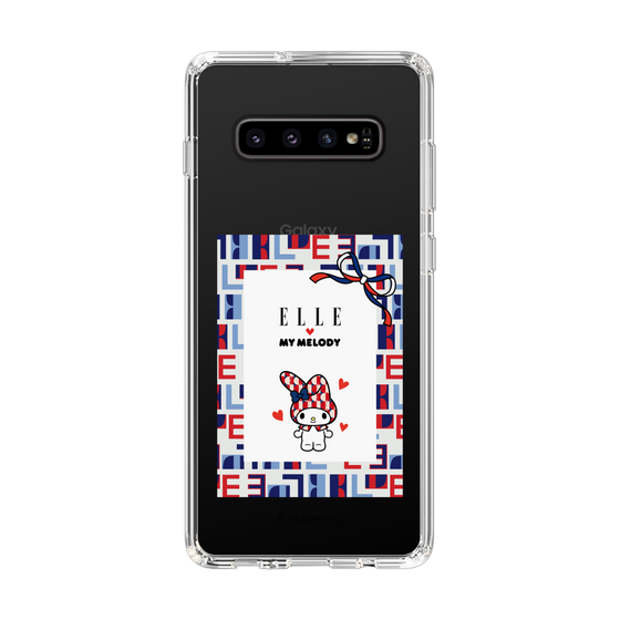 スリムプロテクションケース［ ELLE×マイメロディ＆クロミ - トリコロールカラーグラフィック5 ］