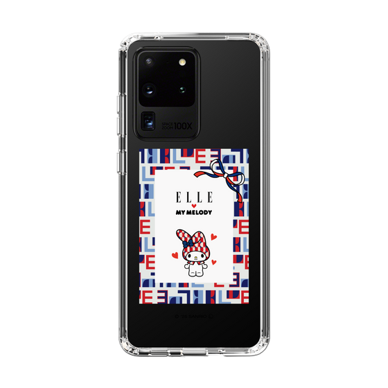スリムプロテクションケース［ ELLE×マイメロディ＆クロミ - トリコロールカラーグラフィック5 ］