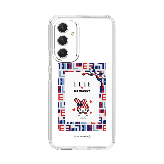 スリムプロテクションケース［ ELLE×マイメロディ＆クロミ - トリコロールカラーグラフィック5 ］