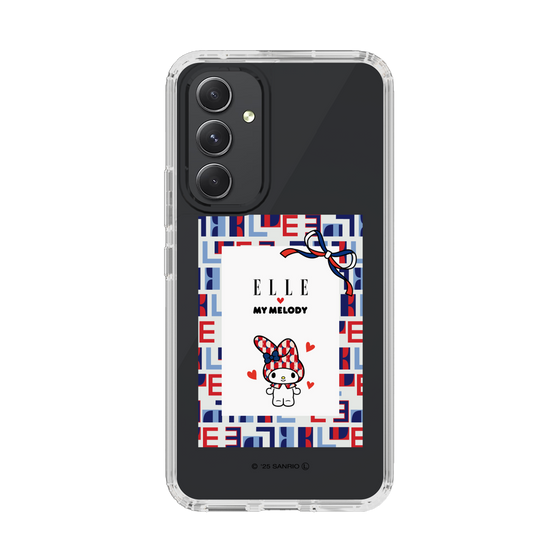 スリムプロテクションケース［ ELLE×マイメロディ＆クロミ - トリコロールカラーグラフィック5 ］