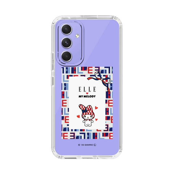 スリムプロテクションケース［ ELLE×マイメロディ＆クロミ - トリコロールカラーグラフィック5 ］