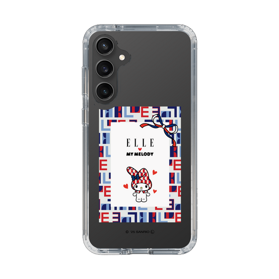 スリムプロテクションケース［ ELLE×マイメロディ＆クロミ - トリコロールカラーグラフィック5 ］