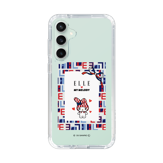 スリムプロテクションケース［ ELLE×マイメロディ＆クロミ - トリコロールカラーグラフィック5 ］