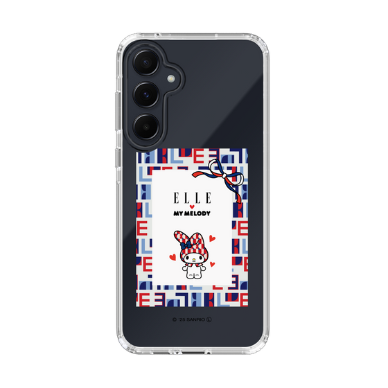 スリムプロテクションケース［ ELLE×マイメロディ＆クロミ - トリコロールカラーグラフィック5 ］