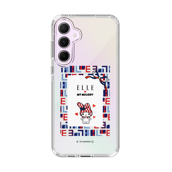 スリムプロテクションケース［ ELLE×マイメロディ＆クロミ - トリコロールカラーグラフィック5 ］