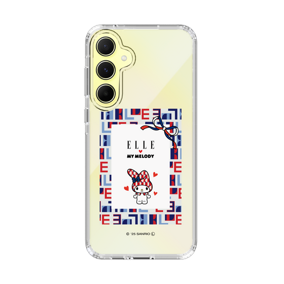 スリムプロテクションケース［ ELLE×マイメロディ＆クロミ - トリコロールカラーグラフィック5 ］
