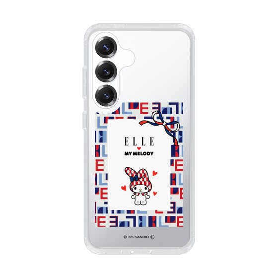 スリムプロテクションケース［ ELLE×マイメロディ＆クロミ - トリコロールカラーグラフィック5 ］